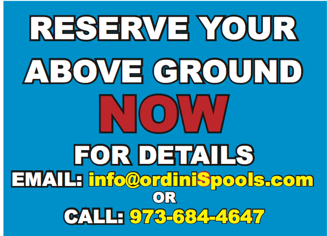 Reserve Your Above Ground NOW